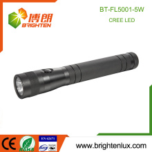 Factory Bulk Sale Most Powerful Heavy Duty Metal Long Beam 5 modes ligh Cree q5 led Hunting Flashlight with With 3 D Dry Battery